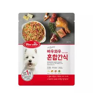 [하프클럽/셀럽하우스]혼합간식 간식 바우와우 350g 강아지