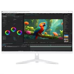 래안텍 BLAZE U3260CE 화이트 4K UHD IPS 베젤리스 /밀알
