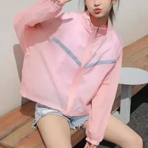 여자 봄 여름 가을 집업 크롭 바람막이 자켓 점퍼
