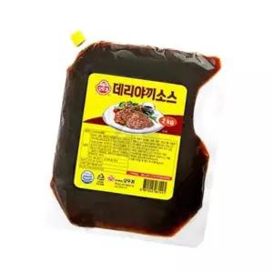 오뚜기 데리야끼소스C 2Kg 대용량 업소용식자재 닭꼬치 양념소스 델리야끼 데리야키 간장양념