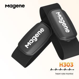 Magene H303 심박수 모니터 무버 센서 듀얼 ANT 블루투스 가슴 스트랩 포함 사이클링 컴퓨터 자전거 와후