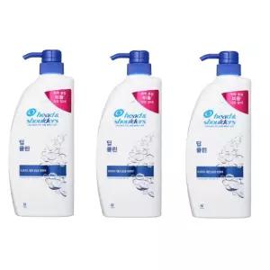 헤드앤숄더 딥클린 샴푸 850ml 3묶음 모발케어 헤어케어 비듬 유분기 제거 지성 두피
