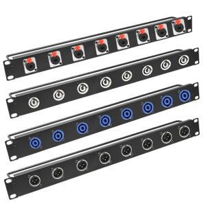패치판넬 XLR 오디오 콘센트 수납장 35MM 19 걸게 812 인치 거치대 패치 채널 걸이 1U 웨이 패널