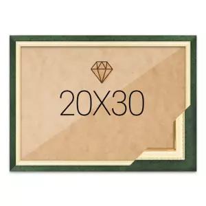 IKWCB1AD2 20x30 고급형 수지 그린 전용 주문 보석 큐빅 비즈 액자 십자수