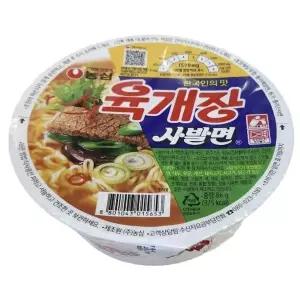 농심 육개장사발면 86g x 24개