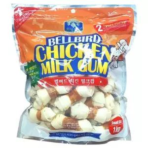 [하프클럽/셀럽하우스]벨버드 치킨 밀크껌 스몰 1kg