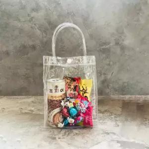 PVC 쇼핑백 투명가방 구디백 답례품 선물포장 15x20x7
