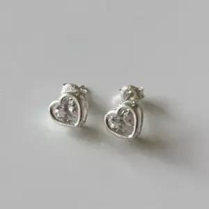 쥬얼리 heart silver lovely earring 925