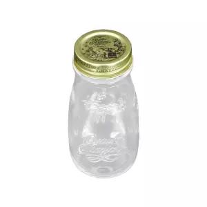 보르미올리 유리병 밀폐용기 주스 우유병 잼병 400ML