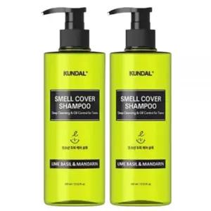 쿤달 올데이 스멜커버 청소년샴푸 라임바질앤만다린 400ml 2개