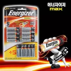 에너자이저 맥스 AA건전지 13팩 LR6 밧데리 보존10년 소형건전지 에너자이져 배터리 에너쟈이저/가정용