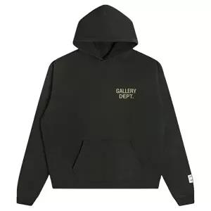 [갤러리디파트먼트]갤러리 디파트먼트 90s 로고 프린트 워싱 후드 스웨트셔츠 블랙 GDLH 50025