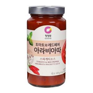 토마토와레드페퍼 아라비아따 스파게티소스 600g/청정원
