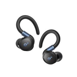 사운드코어 스포츠 X20 by Anker 트루 와이어리스 운동 이어버드 회전 확장 가능 이어 훅 노이즈 캔슬링 딥 베이스 IP68 방수 땀 방지 방진 48H 플레이 체육관용 스포츠 이어버드