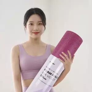스타 EVA 마사지 폼롤러 바이올렛 90cm 요가 필라스테스 스트레칭