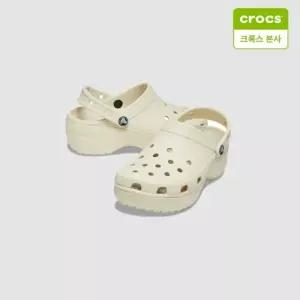 크록스 클래식 플랫폼 클로그 우먼 본 색상 206750-2Y2 207521W 1120452342