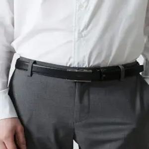 [백화점 정품] 닥스 DAKS 25SS [잠실점]블랙 엠보가죽 자동벨트 DBBE2E992BK