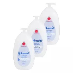 존슨즈 아기 베이비 로션 화이트 500ml 3개 화장품 대용량 초등학생 보습 유아로션