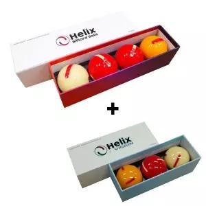 [금남당구]헬릭스당구공 4구공-63mm+3구공 비전(레드)-61.5mm 삼구공 사구공 4구당구공 3구당구공 헬릭스공