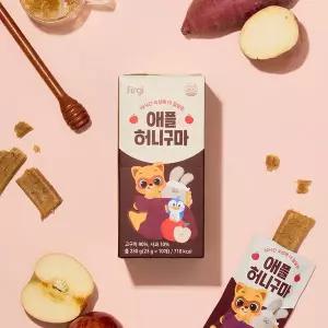 [퍼기] 국산 아기 유아 간식 꿀 고구마 말랭이 10개입 1박스 애플 허니구마