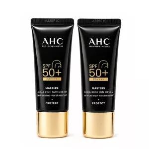 AHC 마스터즈 아쿠아 리치 선크림 30ml x 2개