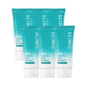 [T쇼페] 싸이닉 엔조이 슈퍼 마일드 수분 선에센스 50ml / 저자극 선크림 차단제 6개
