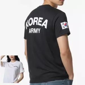 반팔티 군인티셔츠 로카티 ROKA 반팔티 국내생산100% 군인 군대티셔츠 다 KOREA