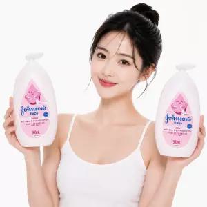 존슨즈베이비 바디로션 500ml, 핑크, 2개