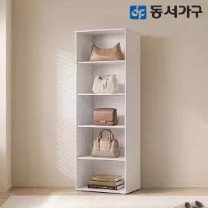 동서가구 스토르 화이트 드레스룸 600 5단 선반장 DF636449