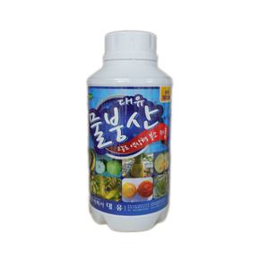 [모두싹판다]대유 물붕산 500ml 고농도 수용성 액상 붕소 비료 영양제 고추 배추 텃밭 채소