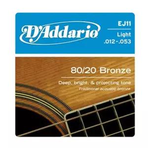 Daddario 통기타줄 Regular Light 012-053 EJ11