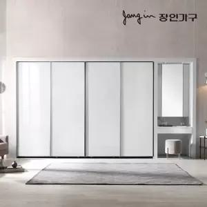 [장인가구]드홈 글로우 슬라이딩 파우더 붙박이장 5CM