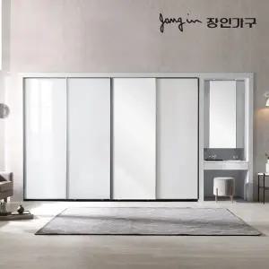 [장인가구]드홈 글로우 슬라이딩 미러 파우더 붙박이장 5CM