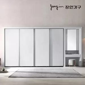 [장인가구]단테 스탠다드 화장대 파우더 슬라이딩 붙박이장 270cm