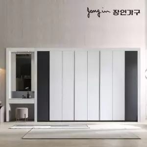 [장인가구]단테 모던 화장대 파우더 붙박이장 270cm