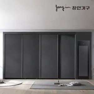 [장인가구]단테 모던 스타일러 슬라이딩 붙박이장 10cm