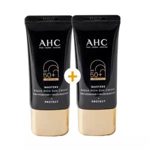 AHC 선크림 마스터즈 아쿠아리치 50ml 2개