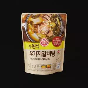 수원식 우거지갈비탕500G 2개 간편식 간식 저녁 학생
