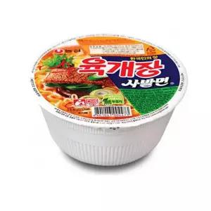 농심 육개장 사발면 컵라면 86g x 24개