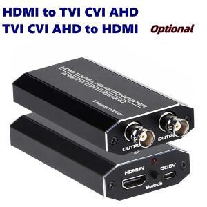 비디오 신호 익스텐더 컨버터 어댑터 송신기 AHD 아웃 500M 리피터 4K HDMI-TVI CVI BNC 녹음기