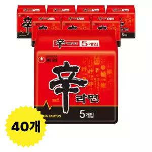 농심 신라면 120g, 40개
