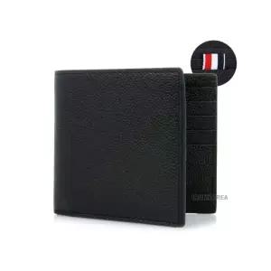 [라벨루쏘]  FW25 남성 페블 삼선탭 반지갑 MAW023A 00198 001
