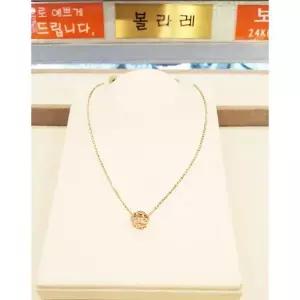 [하프클럽/볼라레]볼라레 세이브존01 14K핑크로즈 목걸이 GN504