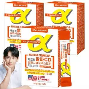 제로핏 알파 CD 알파시클로덱스트린 총3박스 제로파우더 난소화성말토덱스트린 시디 사이클로덱스트린 분말