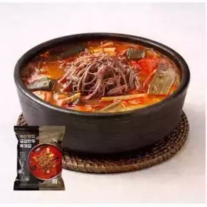 금강만두 육개장 630g x5봉/ 부산명물 맛집 / 진한국물과 푸짐한 건더기