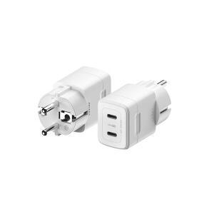 아트박스/아트뮤 USB PD 30W PPS GaN 접지듀얼초고속미니충전기GB302 화이트