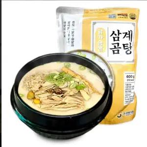삼계 곰탕 600g 뼈없는 사골 아기곰탕  초복 중복 말복  삼계탕 chicken soup