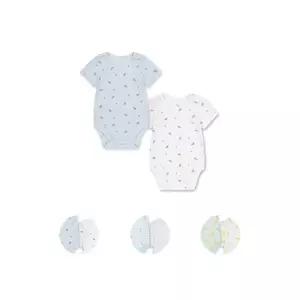 {백화점 상품} 탑텐키즈 MKF5UI3305 공용 유아 코튼 메쉬 반소매 바디수트 2PACK 482873
