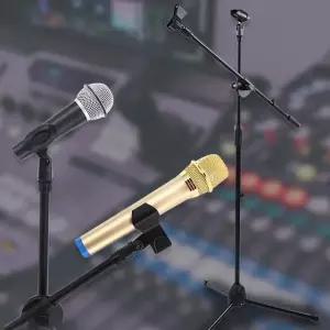버스킹 연주회 마이크 스탠드 트윈 거치대