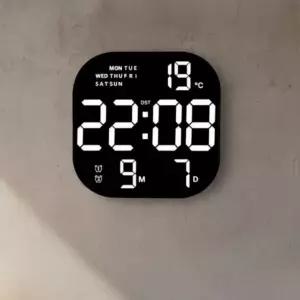 LED 디지털 스마트 인테리어 사각 전자 벽시계 시계